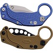 REA125 Reate Knives EXO-K Button Lock Pocket Knife Blue SW 