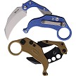 REA125 Reate Knives EXO-K Button Lock Pocket Knife Blue SW 