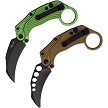 Reate EXO-K Button Lock Pocket Knife Oxidized Green - REA126 