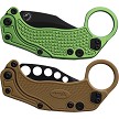 REA126 Reate EXO-K Button Lock Pocket Knife Oxidized Green 