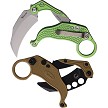 REA127 Reate EXO-K Button Lock Pocket Knife Oxidized Green 
