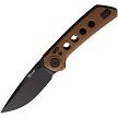 Reate PL-XT Pivot Lock Pocket Knife Tan PVD - REA137 