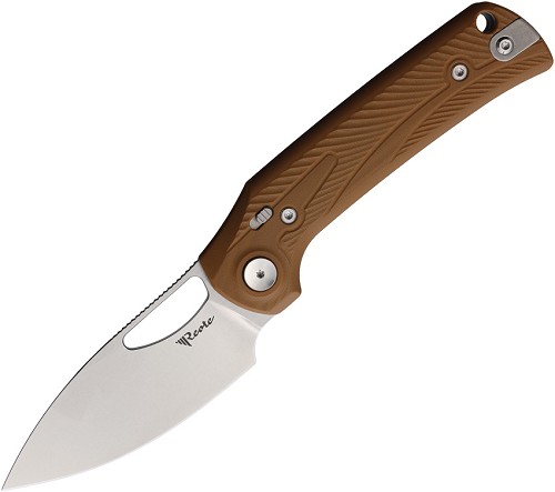 Reate PL-XE Lockblade Pocket Knife Tan G10 - REA171 
