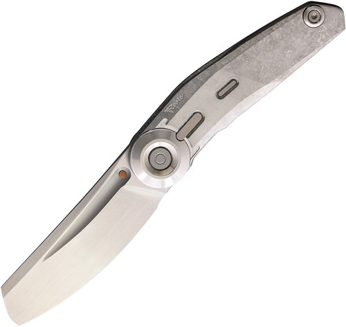 Reate VK-CLU Linerlock Pocket Knife Crystalized Titanium - REA243 