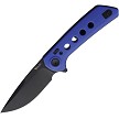Reate Lockblade Pocket Knife Blue G10 Nitro V - REAPLXF14 