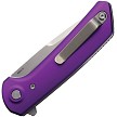 REAPLXFA4 Reate Lockblade Pocket Knife Purple Aluminum Satin 