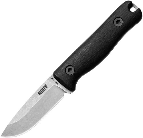 Reiff F3 Fixed Blade Knife MagnaCut Black - REKF3MCBCK 