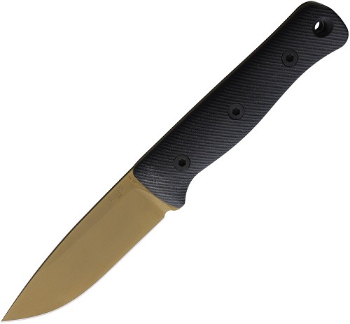 Reiff F4 Bushcraft Fixed Blade Knife Gen 2 FDE BG10 - REKF401DBLGBLKA 