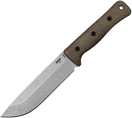 Reiff F6 Leuku Gen 2 Fixed Blade Knife Micarta - REKF6019GCMBLKA 