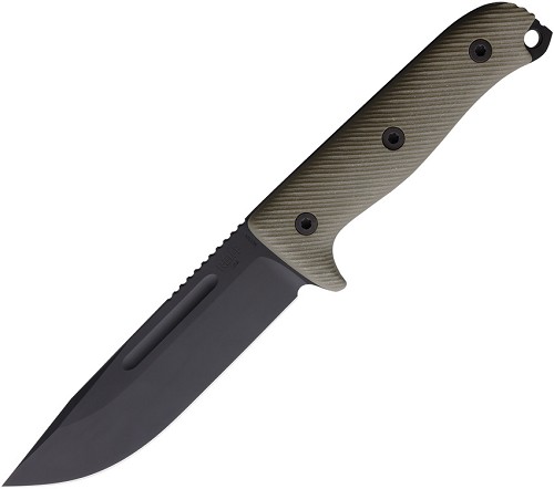 Reiff Vicon Fixed Blade Knife OD Green G10 - REKVN119ODGBLKA 