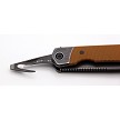 REVDUODBRN Revo Duo Linerlock Pocket Knife Drop Point Brown 