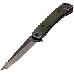 Revo Duo Linerlock Pocket Knife Drop Point OD Green - REVDUODGRN 