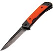 Revo Duo Linerlock Pocket Knife Drop Point Orange - REVDUODORG 