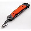 REVDUODORG Revo Duo Linerlock Pocket Knife Drop Point Orange 