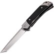Revo Duo Linerlock Pocket Knife Tanto Black - REVDUOTBLK 