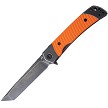 Revo Duo Linerlock Pocket Knife Tanto Orange - REVDUOTORG 