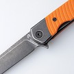 REVDUOTORG Revo Duo Linerlock Pocket Knife Tanto Orange 