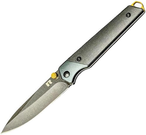 Revo Javelin Reverse Linerlock Pocket Knife Black - REVJVLNBLK 