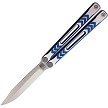 Revo Nexus Balisong Pocket Knife Blue - REVNXSTTBL 