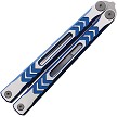 REVNXSTTBL Revo Nexus Balisong Pocket Knife Blue 