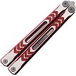 REVNXSTTRD Revo Nexus Balisong Pocket Knife Red 