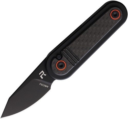 Revo Spirit Button Lock Pocket Knife Black - REVSPRTBK 