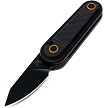 REVSPRTBK Revo Spirit Button Lock Pocket Knife Black 