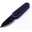 REVSPRTPR Revo Spirit Button Lock Pocket Knife Purple 