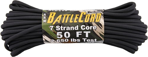 Parachute Cord ARM BattleCord Black - RG1123 