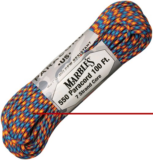 Marbles Parachute Cord Fire & Ice - RG1190H 
