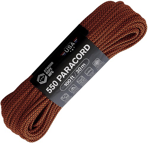 Atwood Parachute Cord Diamond Black - RG1308H 