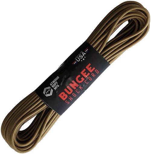 Atwood Rope MFG Bungee Shock Cord 50 foot Tan - RG1321H 