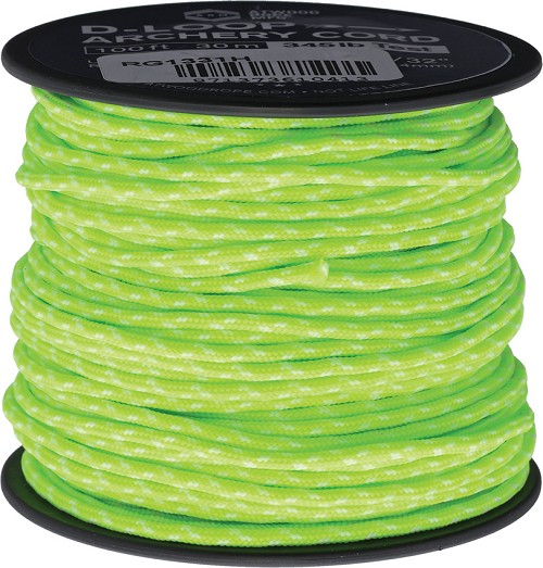 Atwood Rope MFG D-Loop Cord Neon Green Glow - RG1331H 