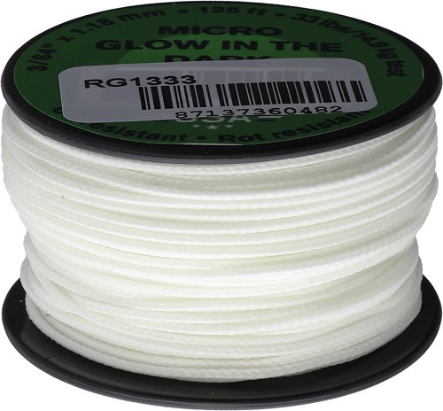Atwood Rope MFG Micro Cord 125 Foot Glow - RG1333 