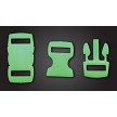 RG1340 Atwood Rope MFG Paracord Buckle Glow 10 Pack 