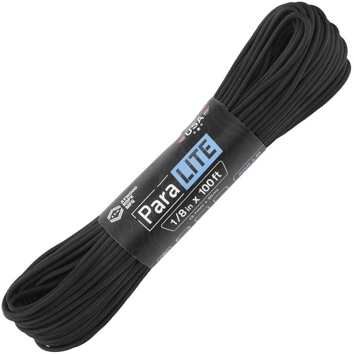 Atwood Rope MFG ParaLITE 100 Feet Black - RG1342 