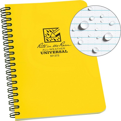 Rite in the Rain Side Spiral Notebook Yellow - RITR373 