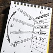 RITRBK11 Rite in the Rain Click Action Pen Black 