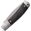 Rike Knife Slip Joint Pocket Knife Black Carbon Fiber - RKKD01BLKCF 