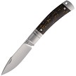 Rike Knife Slip Joint Pocket Knife Gold Carbon Fiber - RKKD01GCF 