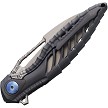 Rike Knife Thor 6 Framelock Pocket Knife Dark Gray - RKTHOR6MDG 