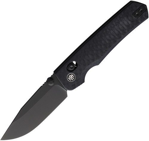 REMETTE Aurora Crossbar Lock Pocket Knife Black - RMTAURAG2 