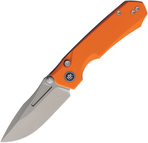 REMETTE Rhino Button Lock Pocket Knife Orange - RMTRNGD3 