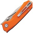 REMETTE Rhino Button Lock Pocket Knife Orange - RMTRNGD3 