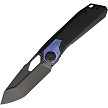 REMETTE Peregrine Falcon Button Linerlock Pocket Knife - RMTRTT1VNB 