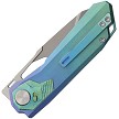 REMETTE Peregrine Falcon Button Linerlock Pocket Knife - RMTRTT1VNC 