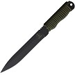 Ranger Shank Fixed Blade Knife OD Green Cord Wrap - RN9410OD 