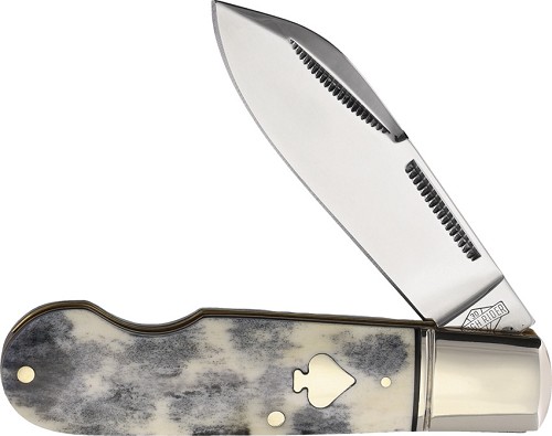 Rough Ryder Black Apaloosa 1 Blade Folding Pocket Knife - RR2486 