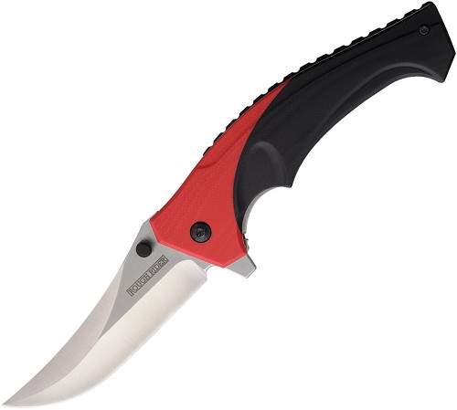 Rough Ryder Linerlock Pocket Knife Red Black G10 - RR2638 