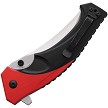 Rough Ryder Linerlock Pocket Knife Red Black G10 - RR2638 